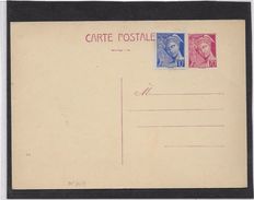 France Entiers Postaux - Type Mercure - 70 C Lilas-rose - Carte Postale - Standard- Und TSC-AK (vor 1995)