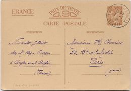 France Entiers Postaux - Type Iris Sans Indication De Valeur - Carte Postale - Cartes Postales Types Et TSC (avant 1995)