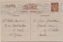 France Entiers Postaux - Type Iris Sans Indication De Valeur - Carte Postale - Standard- Und TSC-AK (vor 1995)