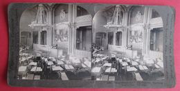 CARTE STEREOSCOPIQUE  - NORWAY - OSLO, CHRISTIANIA - STORTINGSALEN, STEREO PHOTO - Stereoscope Cards