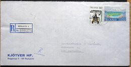 Iceland  Registered Cover    ( Lot  4784 ) - Lettres & Documents