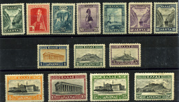 Grecia 348/61. Año 1927 - Unused Stamps