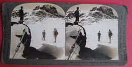 CARTE STEREOSCOPIQUE  - NORWAY - BITIHORN, JOTUNHEIM, SKIING  STEREO PHOTO - Estereoscópicas