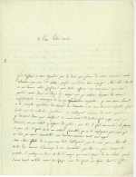 [SCHERER, Barthélémy Louis Joseph (Delle 1747 - Chauny 1804). Général En 1793 - Lettre De Sa Femme - Documents Historiques