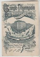 FACTURE 7/07/1944 MACONNERIE CHARPENTIER René, Noyers Sur Cher (Loir Et Cher) + Couverture Catalogue "GRANDE PHARMACIE" - 1900 – 1949