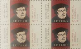 RL) 2017 BRAZIL, IN THE BEGINNING IT WAS THE WORD, MARTIN LUTHER, 500 YEARS OF REFORM, MULTIPLE STAMPS, MNH - Neufs