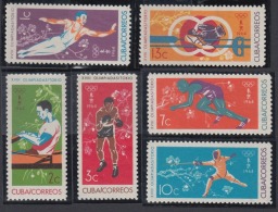 1964.111 CUBA 1964 MNH. Ed.1072-77. TOKIO OLYMPIC GAMES. JUEGOS OLIMPICOS JAPON JAPAN. - Ongebruikt