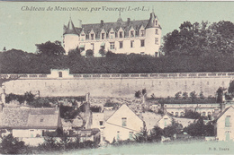 37 VOUVRAY. CPA  . CHÂTEAU DE MONCONTOUR. ANNÉE 1912 + TEXTE - Reugny