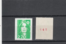 FRANCE - N°3008 Roulette Type "Marianne Du Bicentenaire"avec N° Rouge Au Verso (445) - Coil Stamps