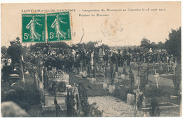 SAINT AMAND DE VENDOME - Inauguration Du Monument Au Cimetière, 1910 - Saint Amand Longpre