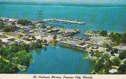 Florida Panama City St Andrews Marina Aerial View 1975 - Panama City