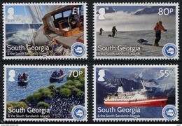 South Georgia 2016 - IAATO, Bateaux - 4val Neufs // Mnh - Zuid-Georgia