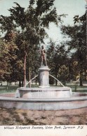 New York Syracuse William Kirkpatrick Fountain In Union Park - Syracuse