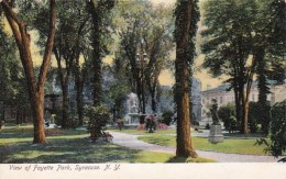 New York Syracuse View Of Fayette Park - Syracuse