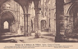 Ruines De L'Abbaye De Villers - Eglise, Choeur Et Transept - Villers-la-Ville