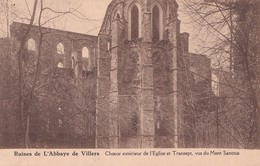 Ruines De L'Abbaye De Villers - Choeur Extérieur De L'Eglise Et Transept, Vus Du Mont Sanctus - Villers-la-Ville