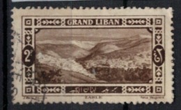 GRAND LIBAN       N°  YVERT    57     ( 6 )      OBLITERE       ( O   2/11 ) - Usati