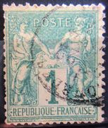 FRANCE              N° 61               OBLITERE - 1876-1878 Sage (Tipo I)