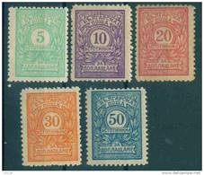 T0023 Bulgaria 1915 Timbres-taxe  POSTAGE DUE Portomarken ** MNH  Bulgarie Bulgarien Bulgarije - Portomarken