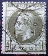 FRANCE              N° 25                  OBLITERE - 1863-1870 Napoleon III Gelauwerd