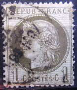 FRANCE              N° 50                     OBLITERE - 1871-1875 Ceres