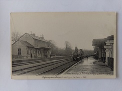 ÉPINAY SUR ORGE - LA GARE - TRAIN - 91 - Epinay-sur-Orge