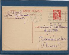 France Entiers Postaux - Type Gandon 12 Fr Orange -  Carte Postale - Cartes Postales Types Et TSC (avant 1995)