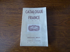 Catalogue Edouard  Berck - Frankreich