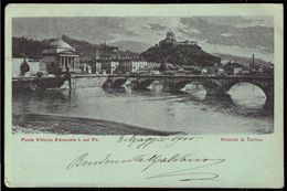 TORINO - PONTE VITTORIO EMANUELE I SUL PO' - ID-2624.LG.V - Ponts