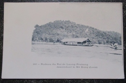 Laos Radeau Du Roi De Luang Prabang Descandant Le Me Konk Cpa - Laos