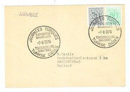 Belgium TURKISH DAYS CANCEL BRUXELLES EXPOSITION COVER 1958 - 1958 – Brüssel (Belgien)