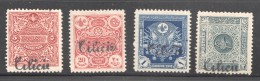 191  Timbre Taxe Turcs  Surcharge Cursive  CILICIE   Taxe  9-12 * - Unused Stamps