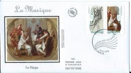 FRANCE 2010 - YT AUTOADHESIF N° 390/401 FIRST DAY COVER - 2010-2019