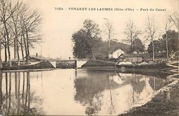 - Dpts Div.-ref -VV128- Cote D Or - Venarey Les Laumes -port Du Canal - Canaux - Peniche - Petit Plan " Le Bric A Brac " - Venarey Les Laumes