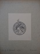 Amérique - Ex-libris Illustré - Georges May ELWOOD - Rochester - Bookplates