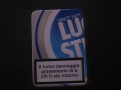 BOX CIGARETTE SIGARETTE LUCKY STRIKE DA COLLEZIONE EDIZIONE LIMITATA RARO !! METALLICO COPERTURA GOMMATA - Empty Cigarettes Boxes