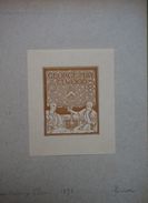 Amérique - Ex-libris Illustré - Georges May ELWOOD - Bookplates