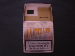BOX CIGARETTE SIGARETTE MARLBORO DA COLLEZIONE EDIZIONE LIMITATA RARO !! METALLICO - Porta Sigarette (vuoti)