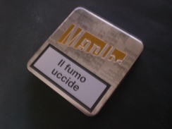 BOX CIGARETTE SIGARETTE MARLBORO DA COLLEZIONE EDIZIONE LIMITATA RARO !! METALLICO - Estuches Para Cigarrillos (vacios)