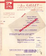 76- LE HAVRE- FACTURE JEAN GALLET- LA PUBLICITE PAR LE RIDEAU RECLAME-17 RUE PAUL SOUDAY-SALLE CINEMA-1952- DUMOULIN  86 - Old Professions