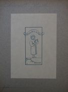 Amérique - Ex-libris Illustré - Harold May ELWOOD - Bookplates