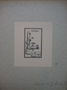 Amérique - Ex-libris Illustré - Marguerite ELWOOD - Rochester - N-Y - Bookplates