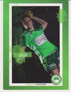 Original Autograph Handball Card ANJA BRUGGER Team Frisch Auf Göppingen Germany - Women Bundesliga 2013 / 2014 - Balonmano