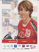 Original Autograph Handball Card SILKE MEIER Team Bayer Leverkusen Germany - Women Bundesliga 2007 / 2008 - Balonmano