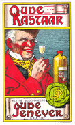 Etiket Oude Jenever - * Kastaar * Genièvre Vieux J. Ponnet  St. Lievens Houtem - Alcoholen & Sterke Drank