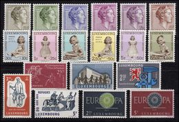 1960 - LUSSEMBURGO / LUXEMBOURG - ANNATA COMPLETA / COMPLETE YEAR. MNH - Volledige Jaargang