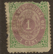 DWI 1873 1c SG 31 U* #AEI61 - Denmark (West Indies)