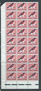 South Africa 1961 - 1963 No Watermark Definitives 3c Bird Block Of 27 MNH - Neufs