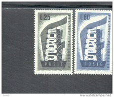 CEPT Italien 973 - 974   ** Postfrisch - 1956