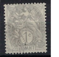 LEVANT        N°  YVERT     9    ( 1 )  OBLITERE       ( O   2/14 ) - Used Stamps
